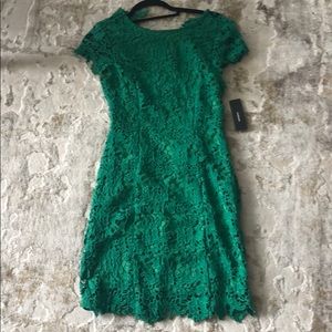 NWT Lulus Backless Green Bodycon Dress